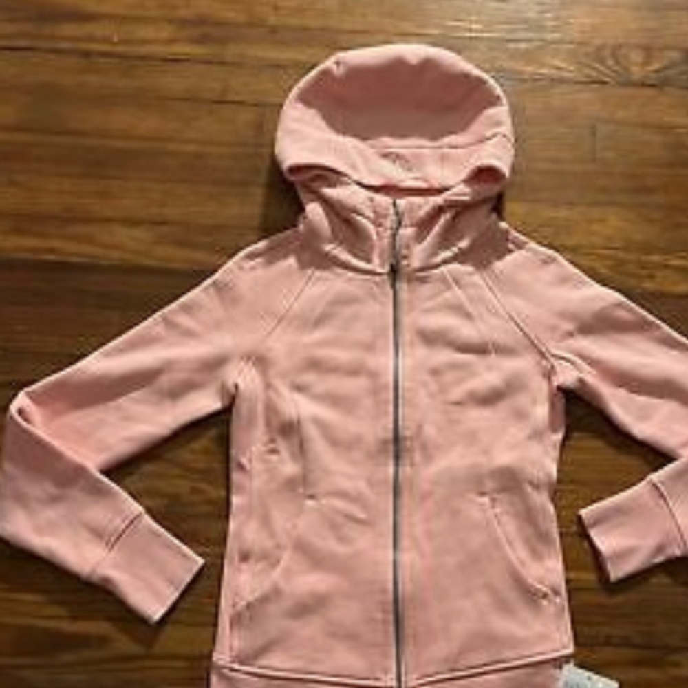 Light pink Lululemon Scuba hoodie size 6